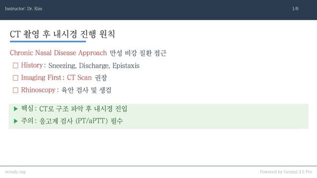 비강 내시경과 호흡기 치료: 진단부터 흡입 치료까지 완벽 정리