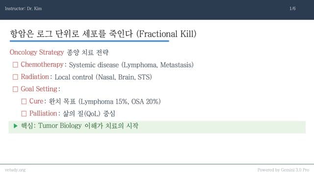 항암 & 방사선 치료: 원리부터 실전 프로토콜까지 완벽 정리