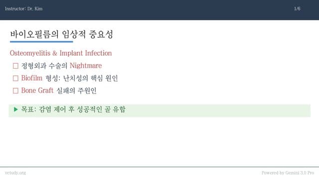 골수염과 뼈 이식: 감염 관리부터 재건까지