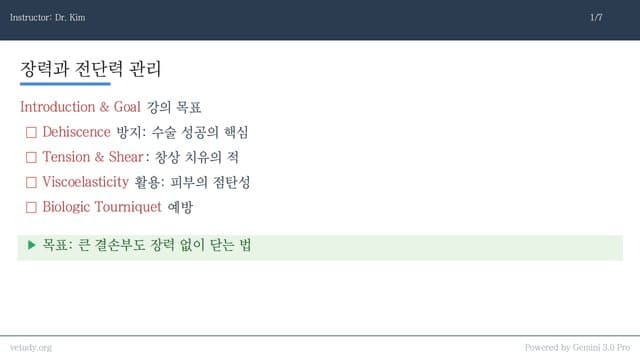피부 재건: 장력 완화 기법의 모든 것
